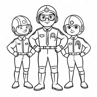 Odd Squad Agents In Action Coloring Page 33634-26921