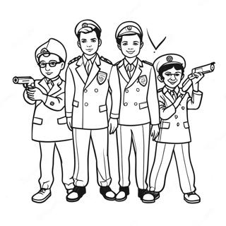 Odd Squad Agents In Action Coloring Page 33634-26923