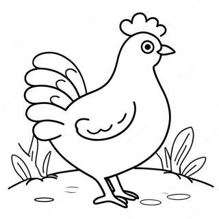 Little Red Hen Coloring Page 33653-26934