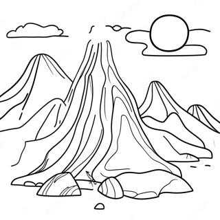 Geology Coloring Pages