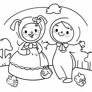 Nursery Rhyme Coloring Page 33693-26964