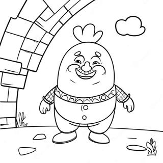 Colorful Humpty Dumpty Coloring Page 33694-26965