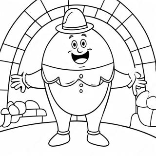 Colorful Humpty Dumpty Coloring Page 33694-26966