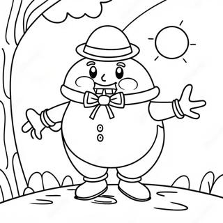 Colorful Humpty Dumpty Coloring Page 33694-26967