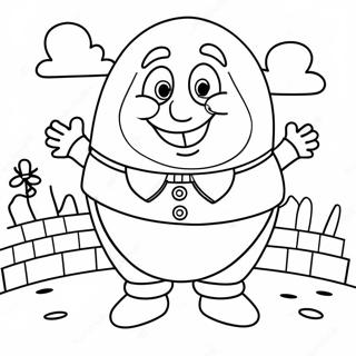 Colorful Humpty Dumpty Coloring Page 33694-26968