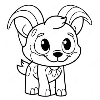 Mangle Coloring Pages