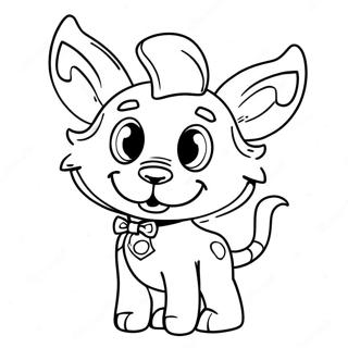 Mangle Character Coloring Page 33713-26986