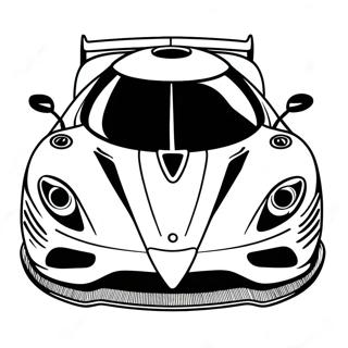 Koenigsegg Agera In Motion Coloring Page 33744-27009