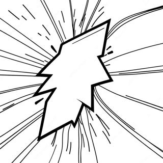 Bright Lightning Bolt Coloring Page 33754-27025