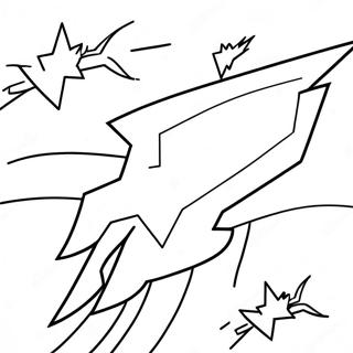 Bright Lightning Bolt Coloring Page 33754-27026