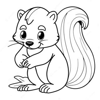 Skunk Coloring Page 33793-27042