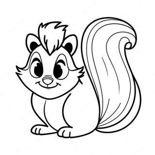 Skunk Coloring Page 33793-27043