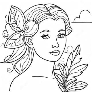 Gentle Breeze Coloring Page 33804-27057