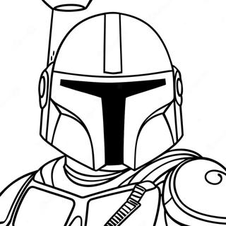 Mandalorian Coloring Pages