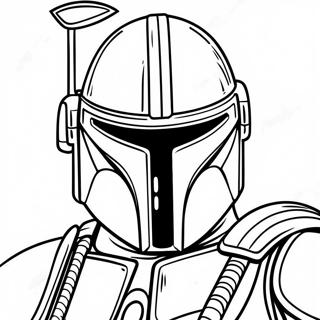 Mandalorian Coloring Page 33813-27063