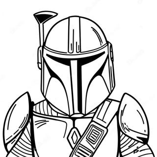 Mandalorian Coloring Page 33813-27064