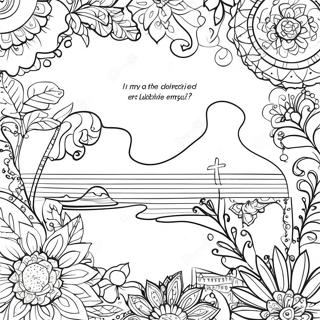 Serene Bible Verse Coloring Page 33844-27089