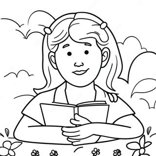 Serene Bible Verse Coloring Page 33844-27091