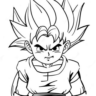 Goten In Super Saiyan Form Coloring Page 33864-27101