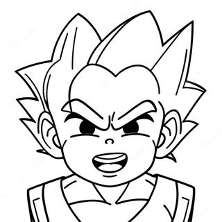 Goten In Super Saiyan Form Coloring Page 33864-27103