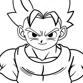 Goten In Super Saiyan Form Coloring Page 33864-27104