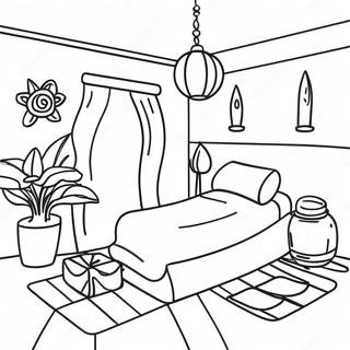 Spa Coloring Pages