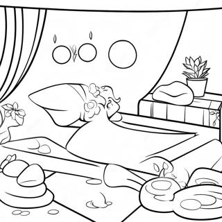 Spa Relaxation Coloring Page 33873-27106