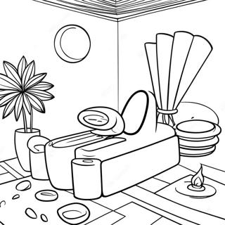 Spa Relaxation Coloring Page 33873-27107