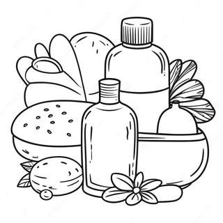 Spa Day Essentials Coloring Page 33874-27113