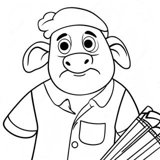 Funny Jumbo Josh Coloring Page 33884-27121