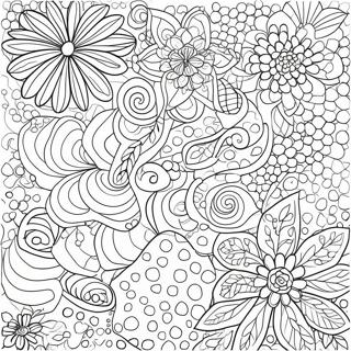 Polka Dot Coloring Pages