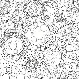 Polka Dot Patterns Coloring Page 33893-27128