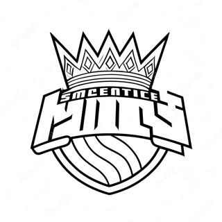 Sacramento Kings Logo Coloring Page 33903-27134