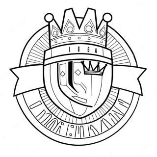 Sacramento Kings Logo Coloring Page 33903-27136