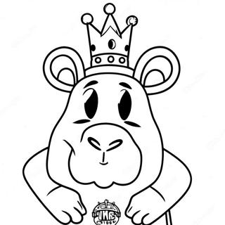 Sacramento Kings Mascot Coloring Page 33904-27137