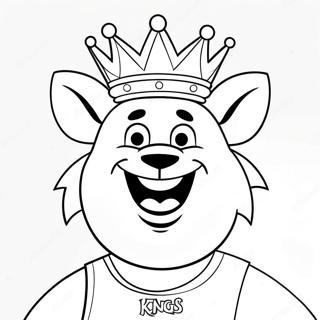 Sacramento Kings Mascot Coloring Page 33904-27138