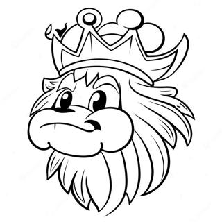 Sacramento Kings Mascot Coloring Page 33904-27139