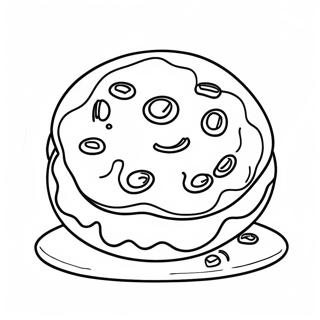 Chocolate Chip Cookie Coloring Pages