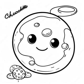 Chocolate Chip Cookie Coloring Page 33923-27154