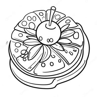 Waffle Coloring Pages