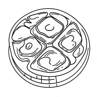 Waffle Coloring Page 33953-27175