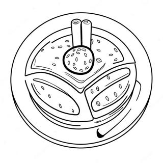 Waffle Coloring Page 33953-27176