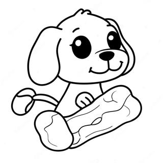 Dog Bone Coloring Page 33963-27186