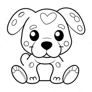 Cute Dog Bone With Paw Prints Coloring Page 33964-27183