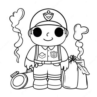 Thank You First Responders Coloring Pages