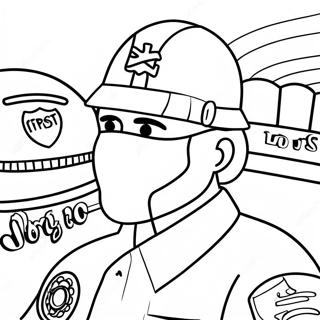 Thank You First Responders Coloring Page 33973-27192