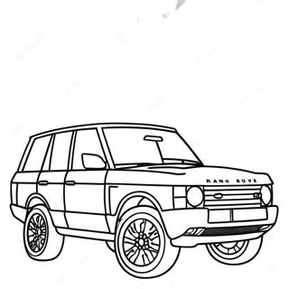 Range Rover Coloring Page 33993-27210