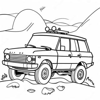 Range Rover Coloring Page 33993-27211