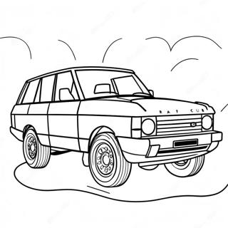 Range Rover Coloring Page 33993-27212