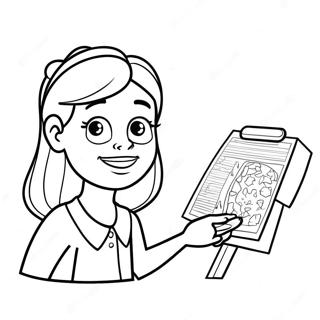 Martha Speaks Coloring Page 34013-27220